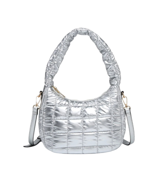 Puffer shoulder/crossbody bag