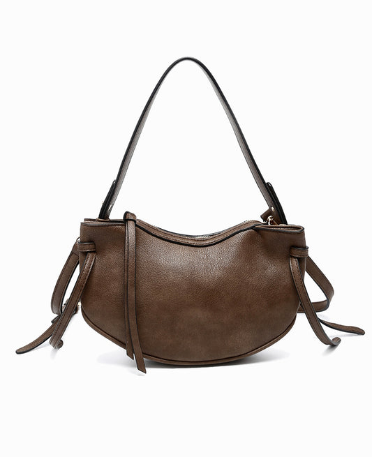 Convertible crossbody vegan leather bag