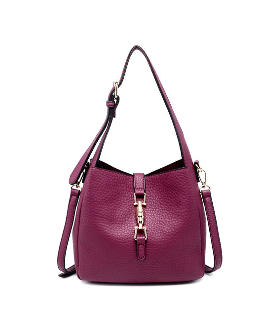 Vegan leather satchel