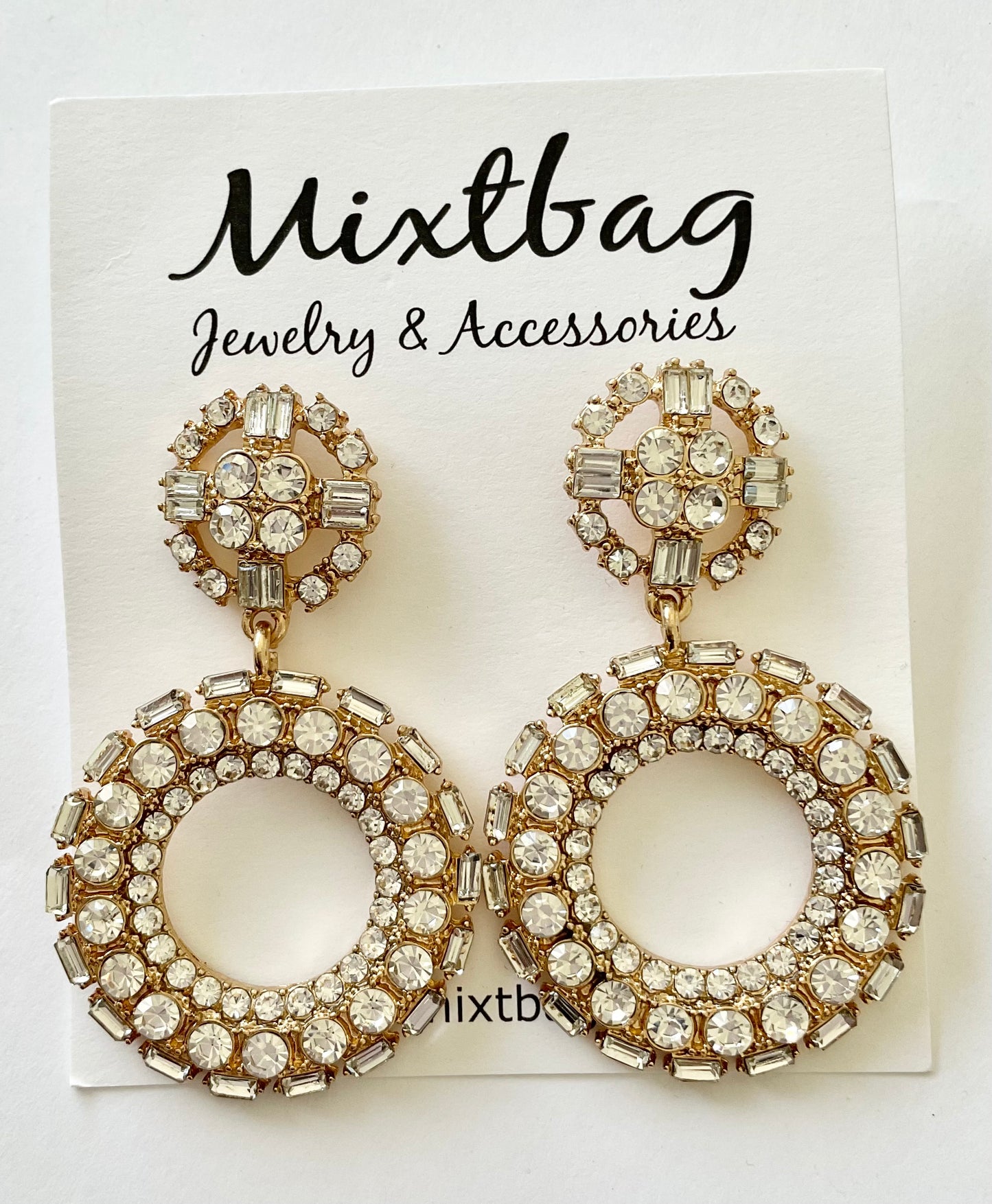 Mira Crystal Earrings