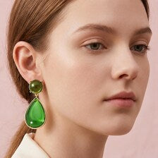 Oversized Teardrop Earrings