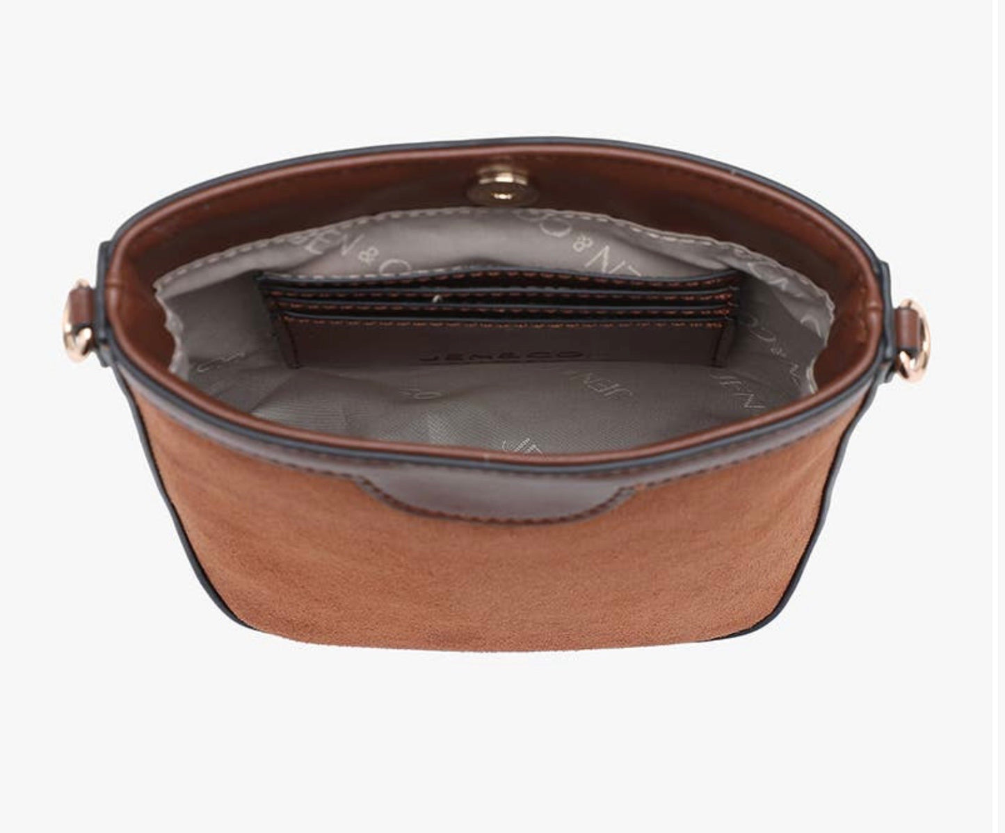 Faux suede mini Crossbody Bag