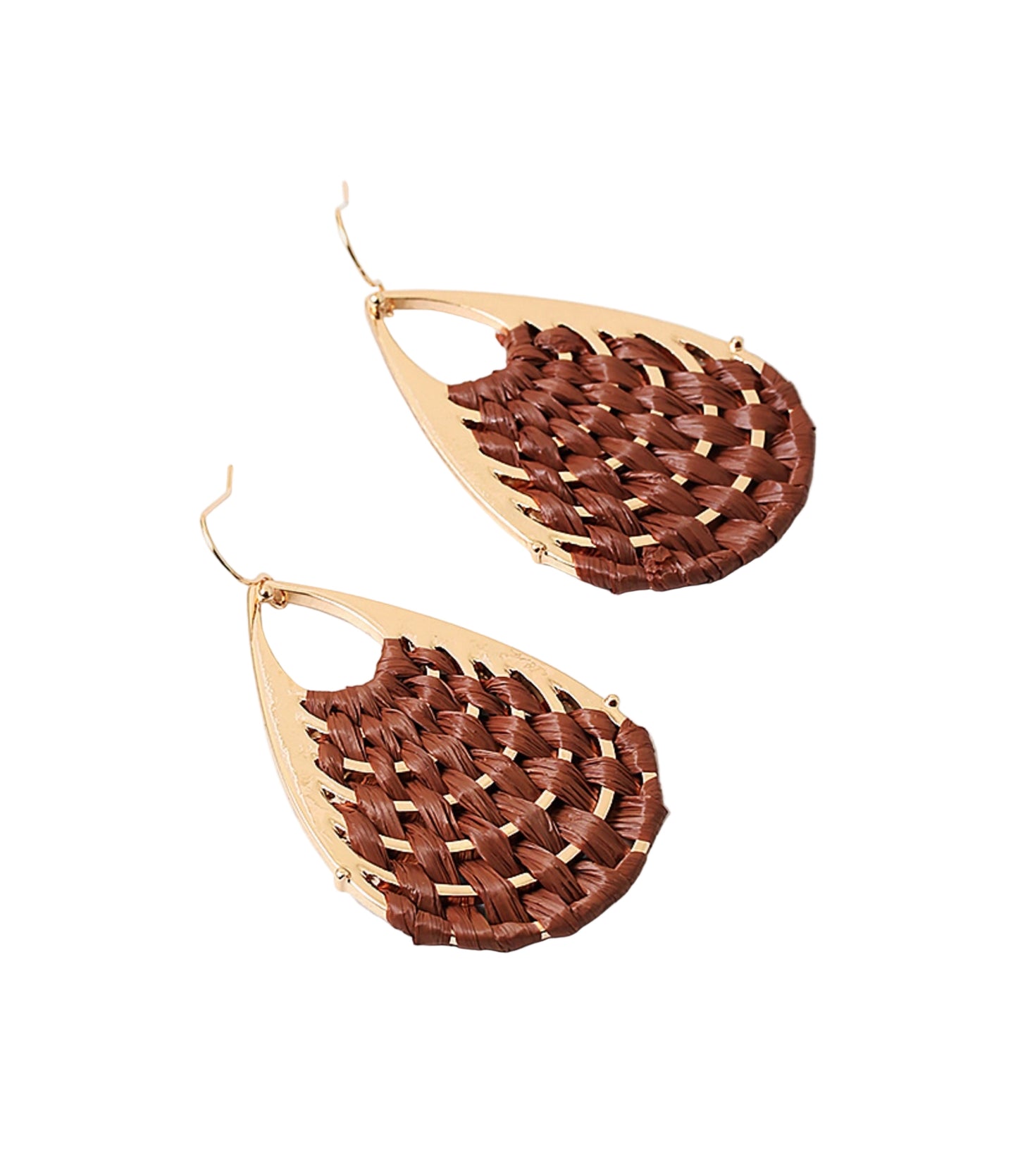 Raffia Teardrop Earring