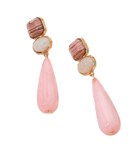 Resin Dangle Earrings