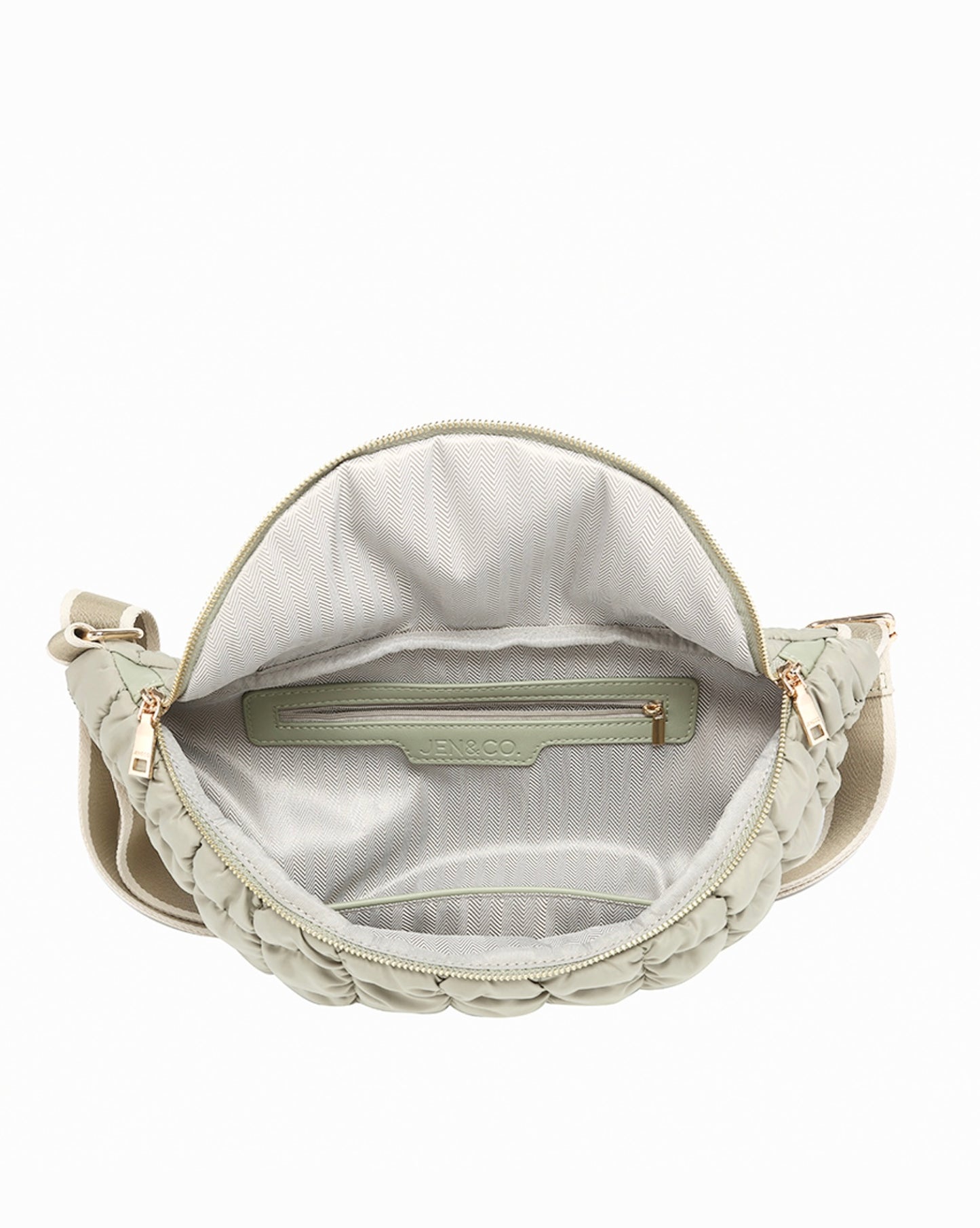 Puffy quilted crossbody/belt bag