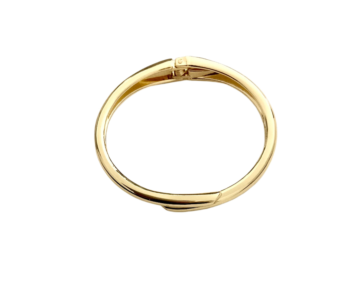 Hinged Crossover Metal Cuff