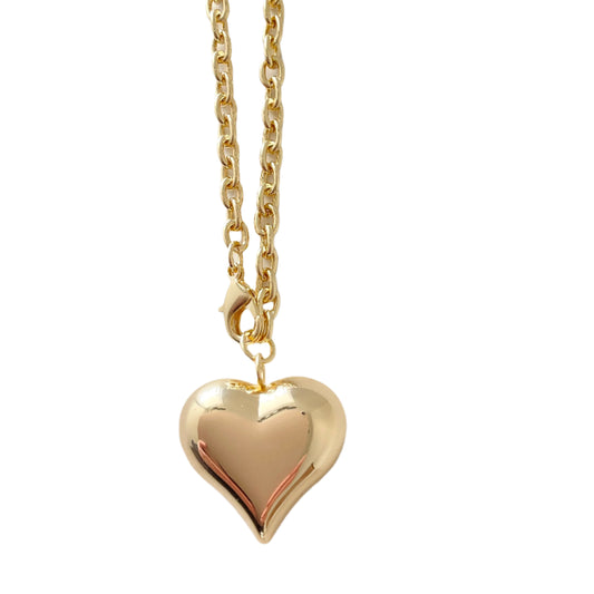 Puffy Heart Necklace