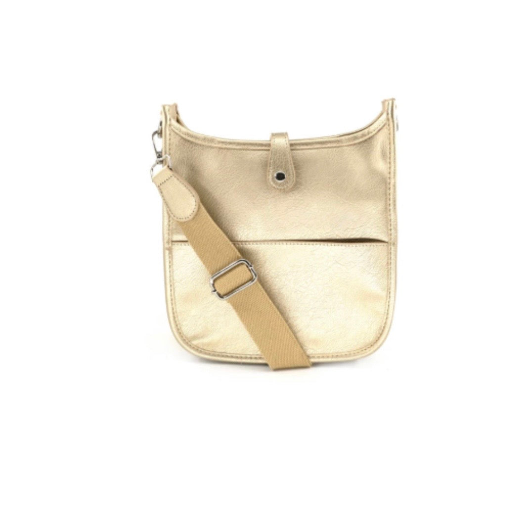 Pebbled Napa Messenger Bag