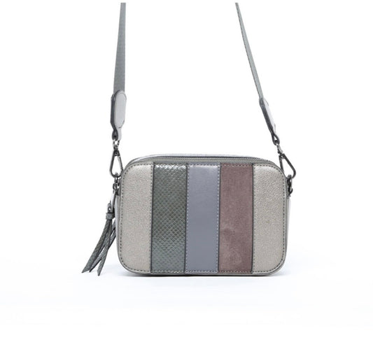 Mixed materials vegan mini crossbody by Chinese Laundry