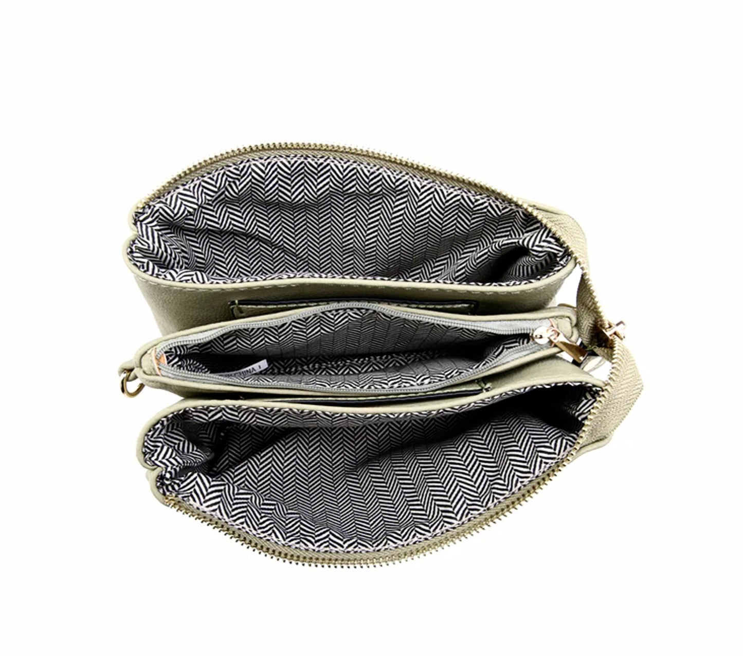 Riley sequined convertible crossbody