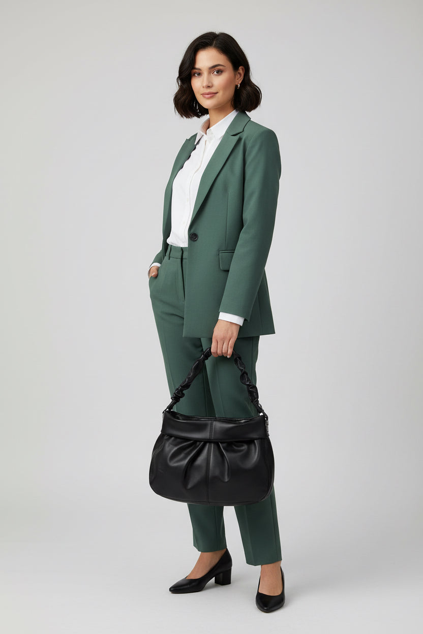 Sondra Roberts Soft Vegan Leather Hobo Bag