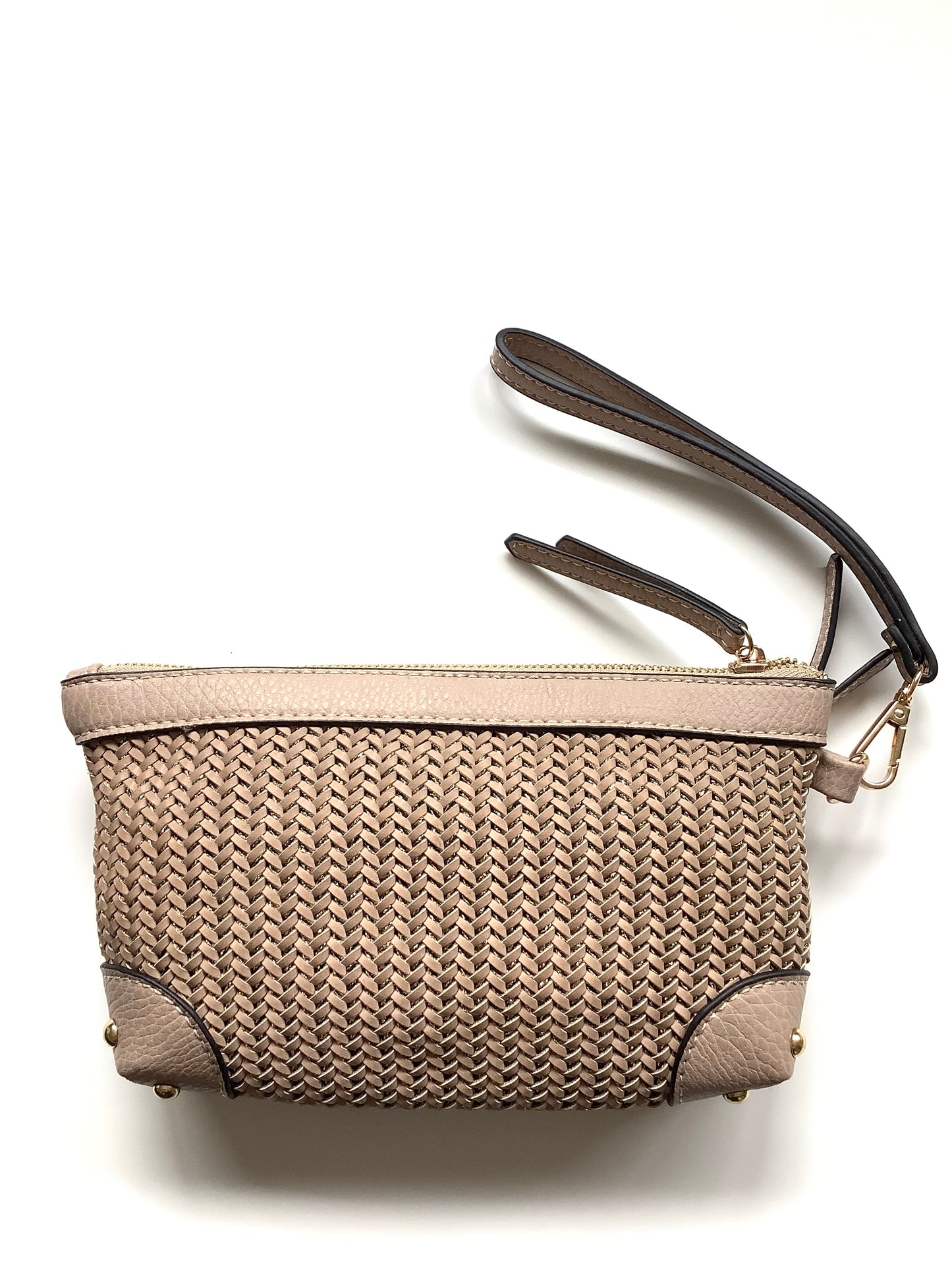 Sondra Roberts Woven Wristlet Clutch