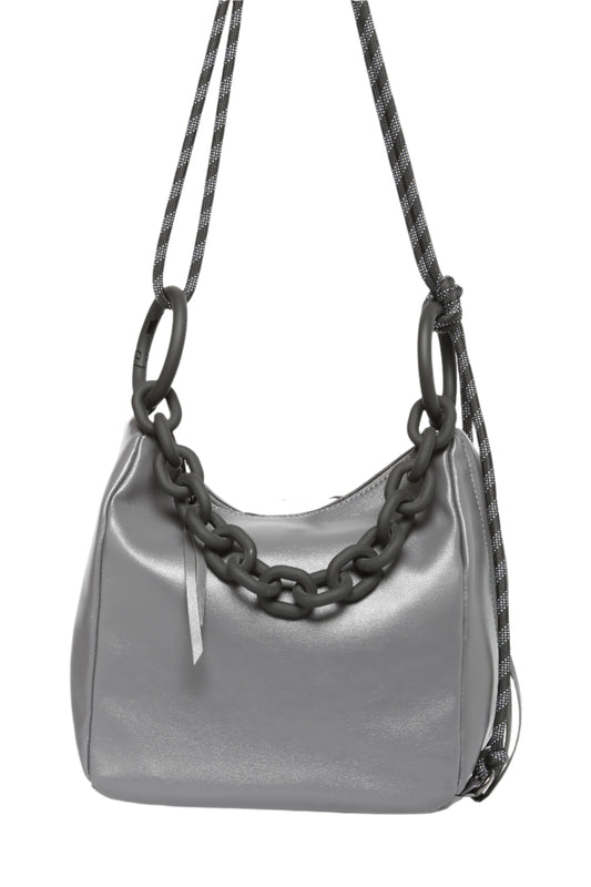 Crossbody Bucket Bag with Bungee Cord Crosdbody
