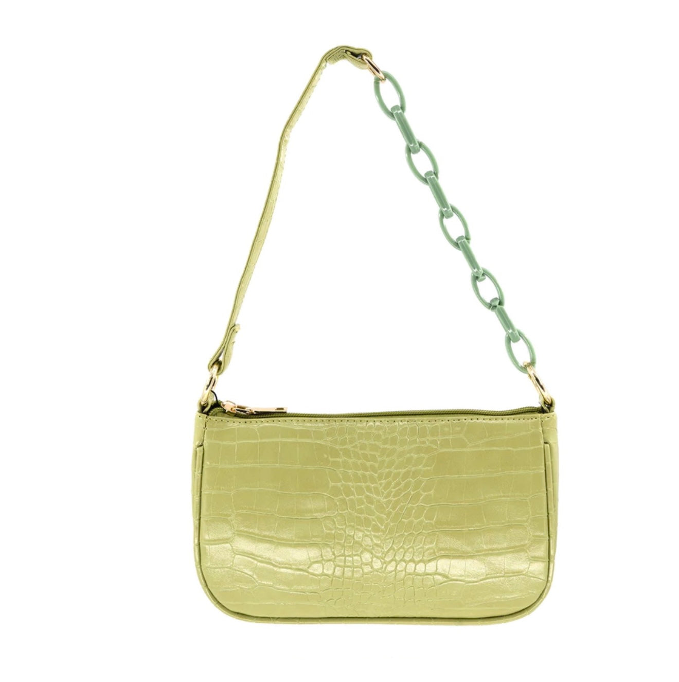 Vegan leather shoulder bag