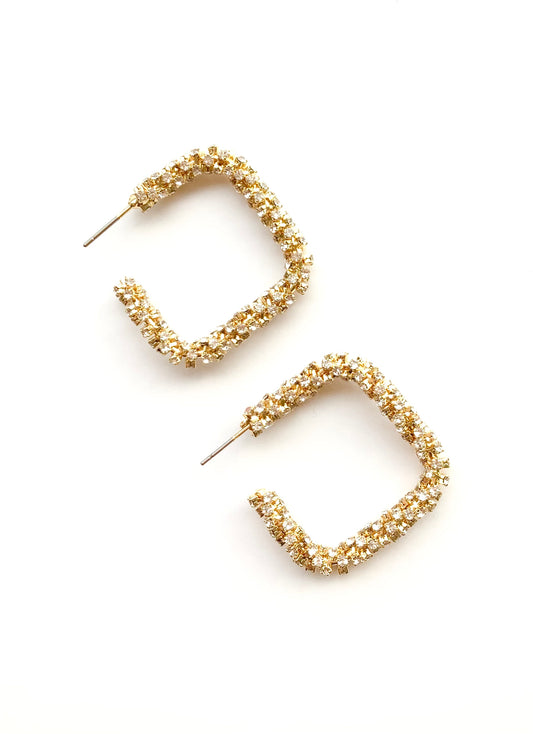 Hammered metal hoops