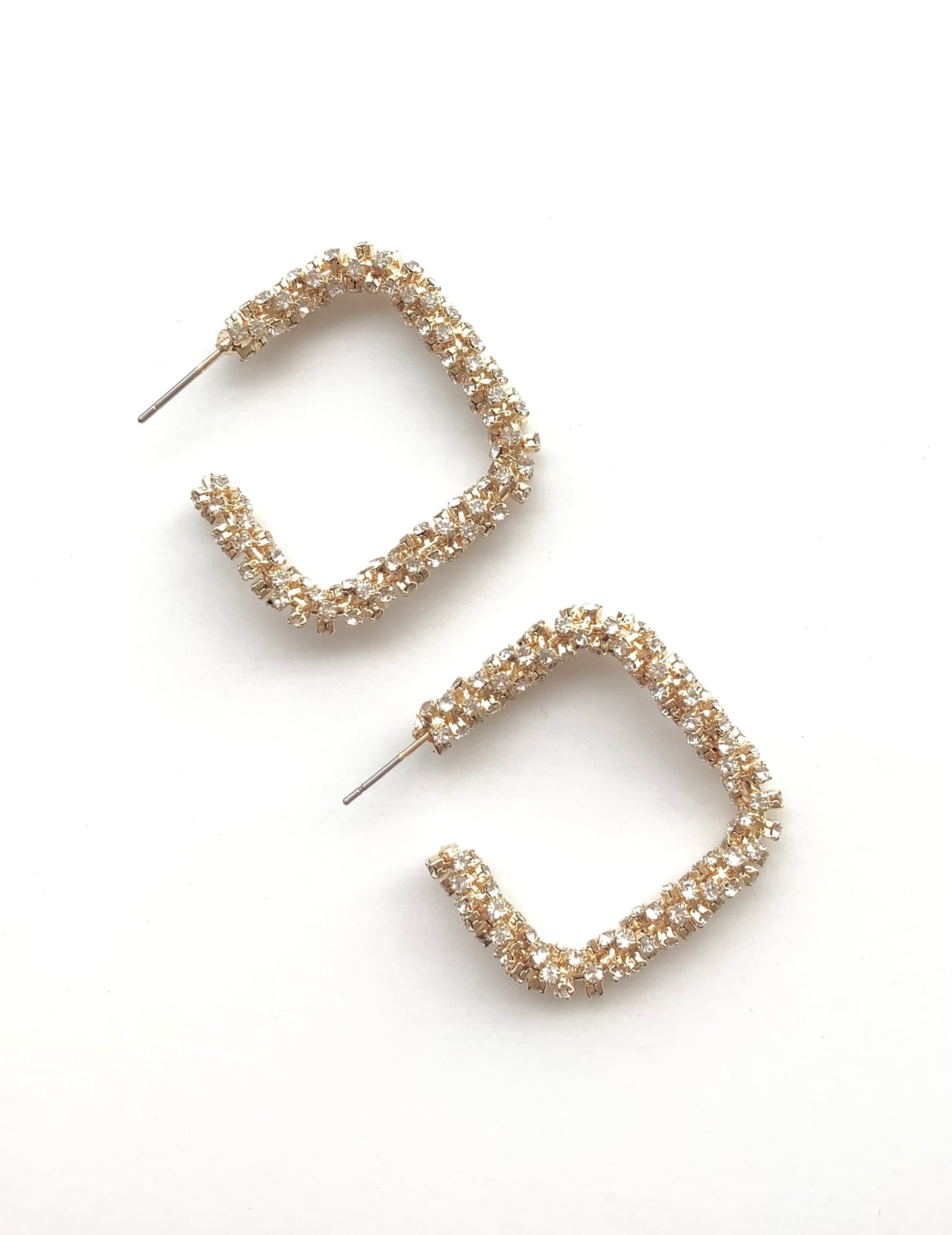 Hammered metal hoops