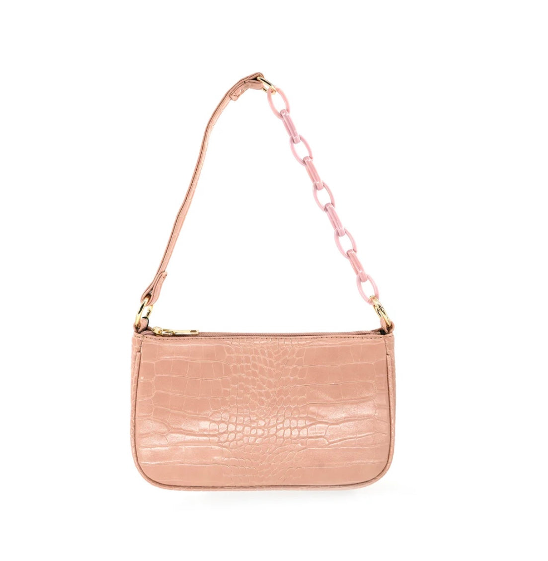 Vegan leather shoulder bag