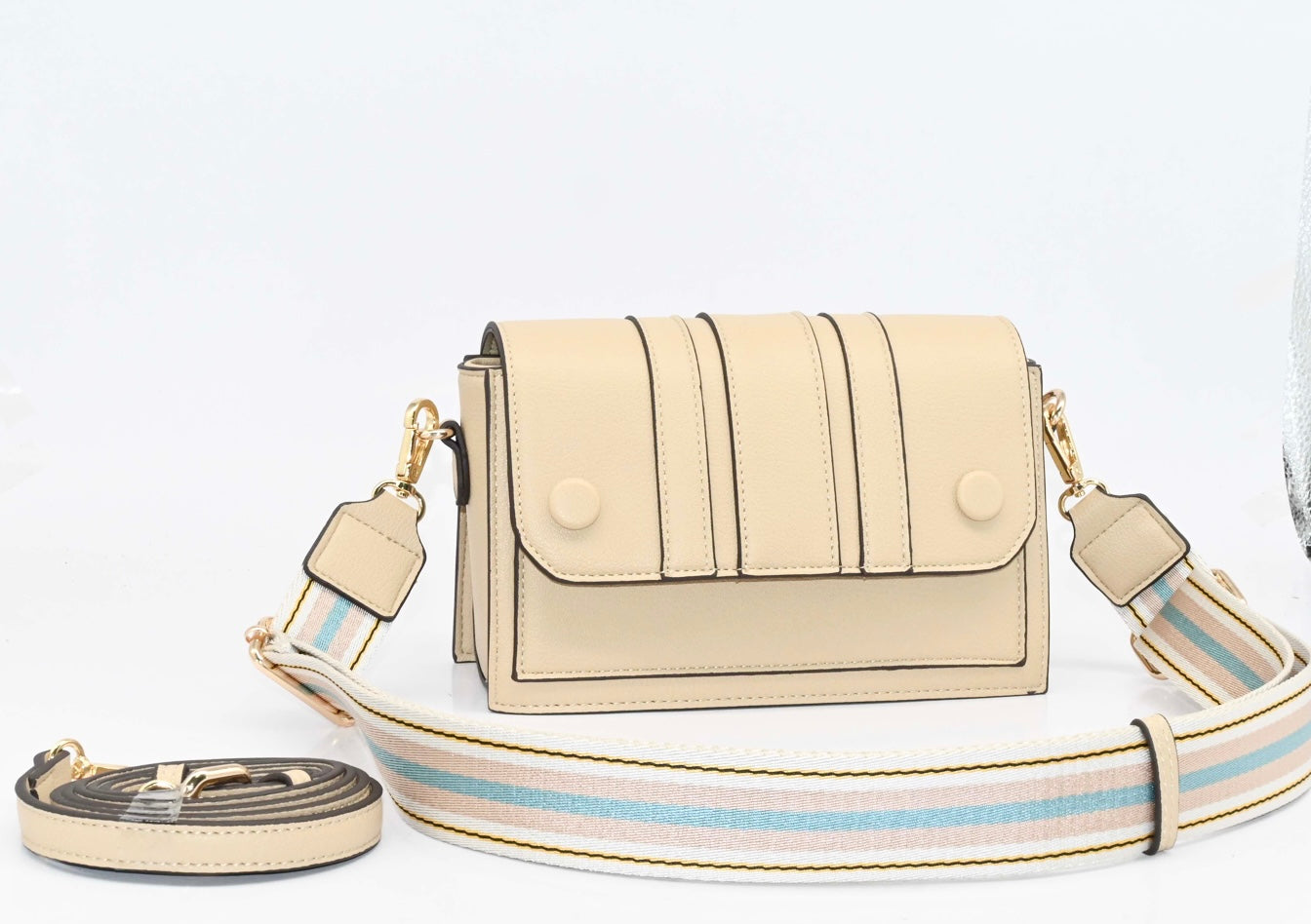 Erica Crossbody Bag with Web Strap
