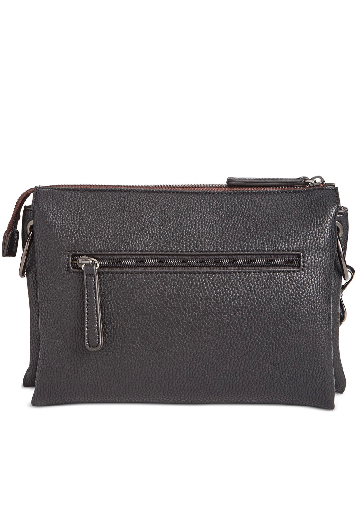 Pebbled Cross Body With Web Strap