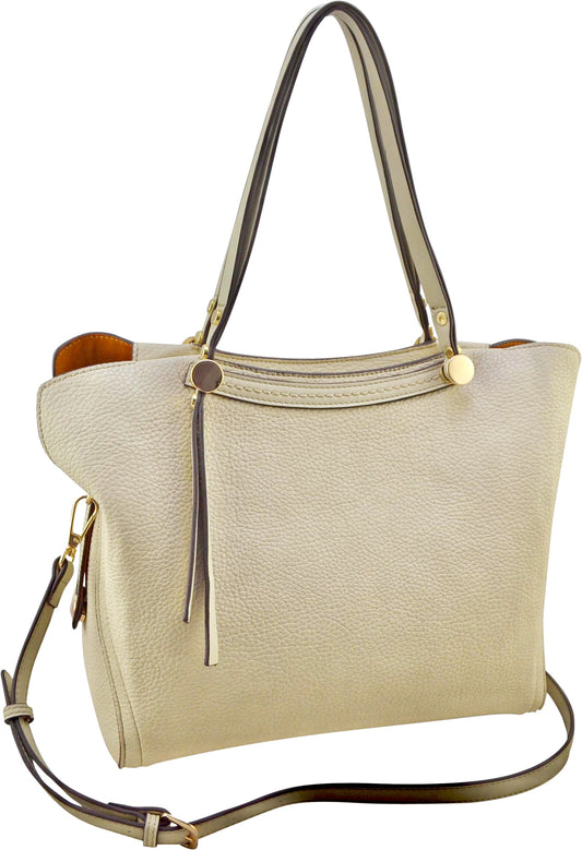 Sondra Roberts Pebbled Vegan Satchel