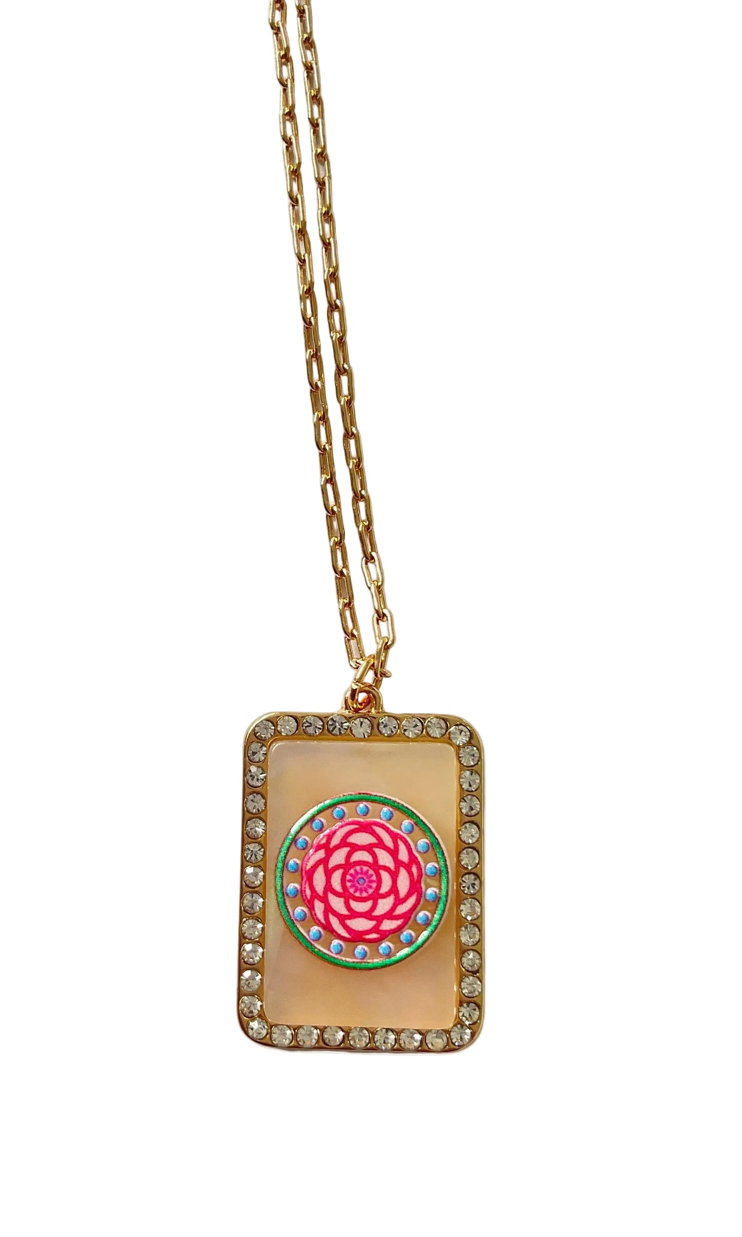Mah Jong Pendant Necklace