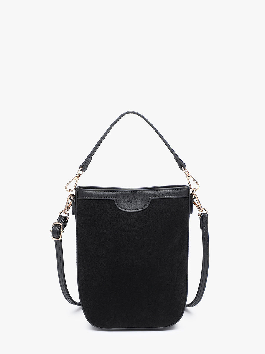 Faux suede mini Crossbody Bag