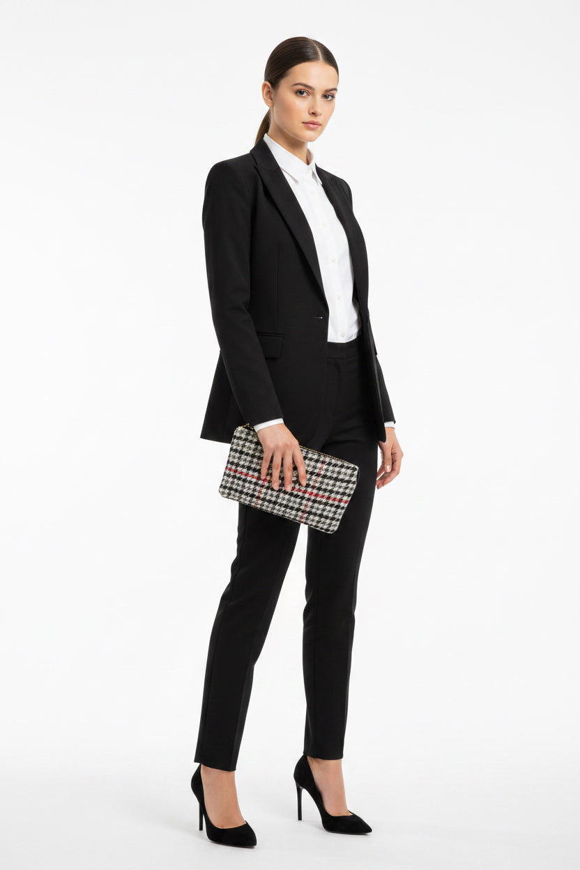 Multi Compartment Riley Clutch Convertible Crossbody Bag