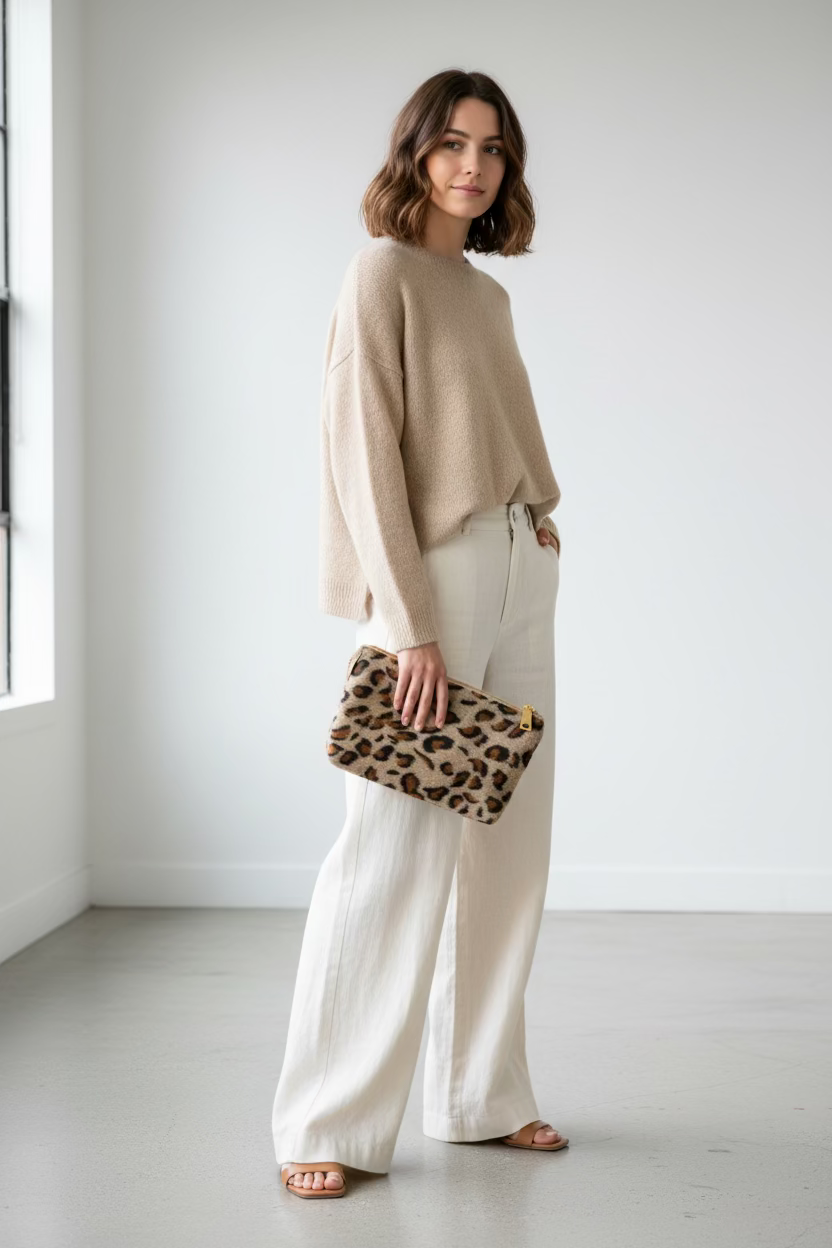 Multi Compartment Riley Clutch Convertible Crossbody Bag