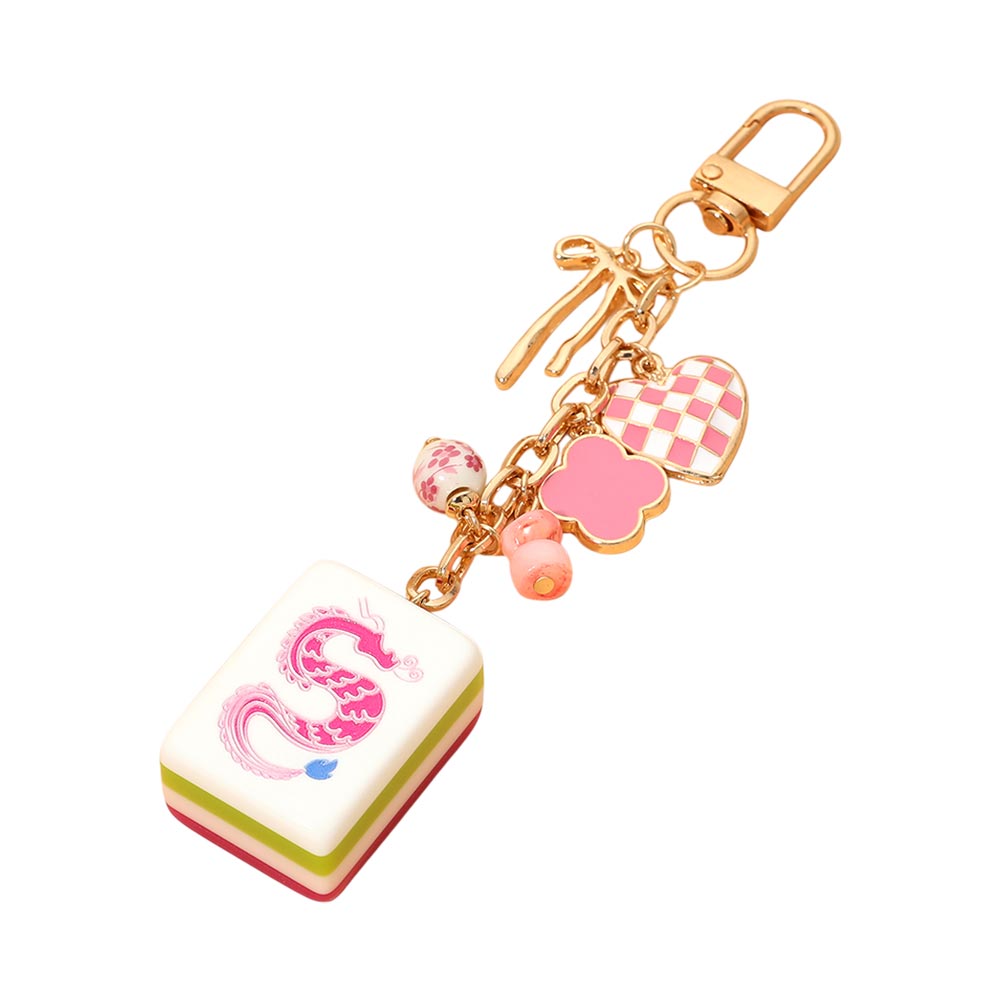 Mah Jong Themed Bag Charm