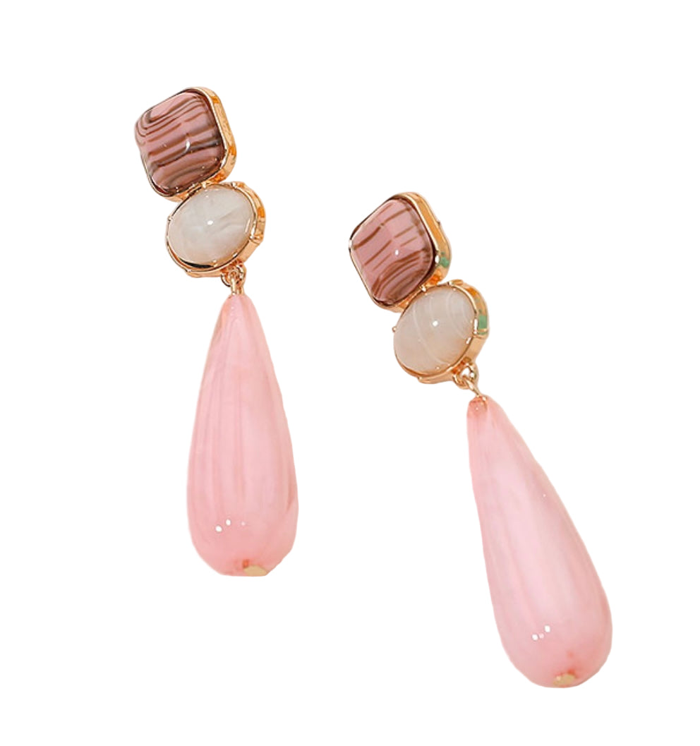 Resin Dangle Earrings