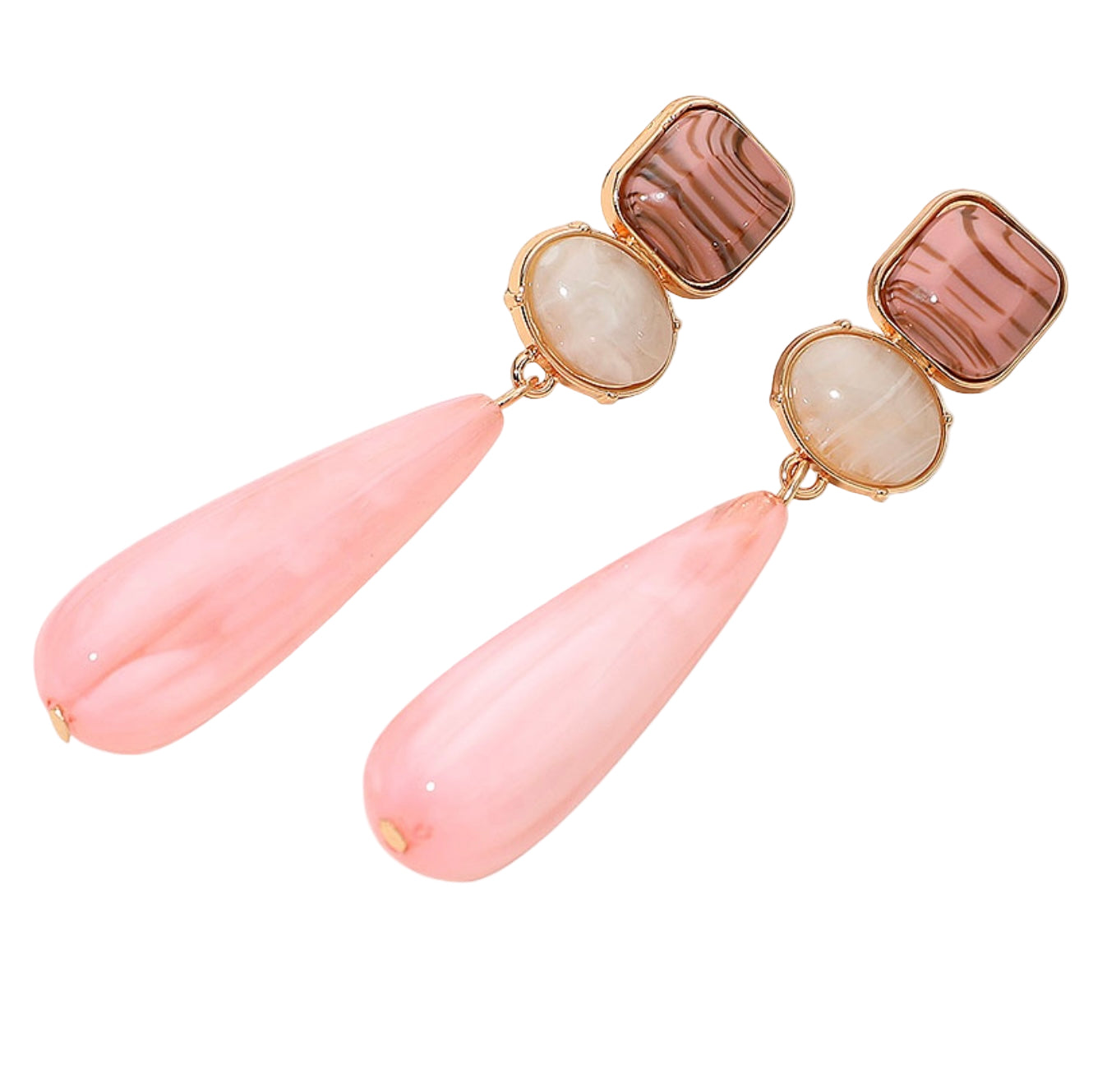 Resin Dangle Earrings