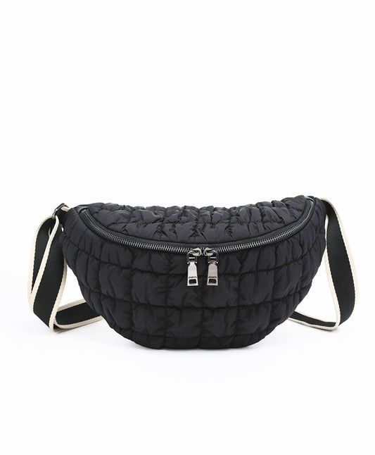 Puffy quilted crossbody/belt bag