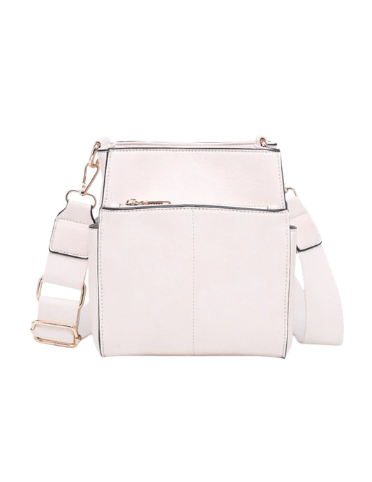 Mini bucket bag vegan leather crossbody bag