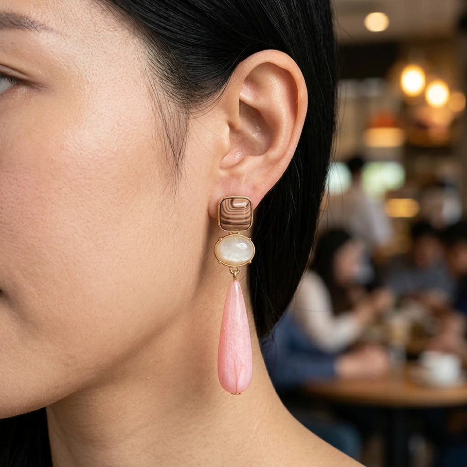Resin Dangle Earrings