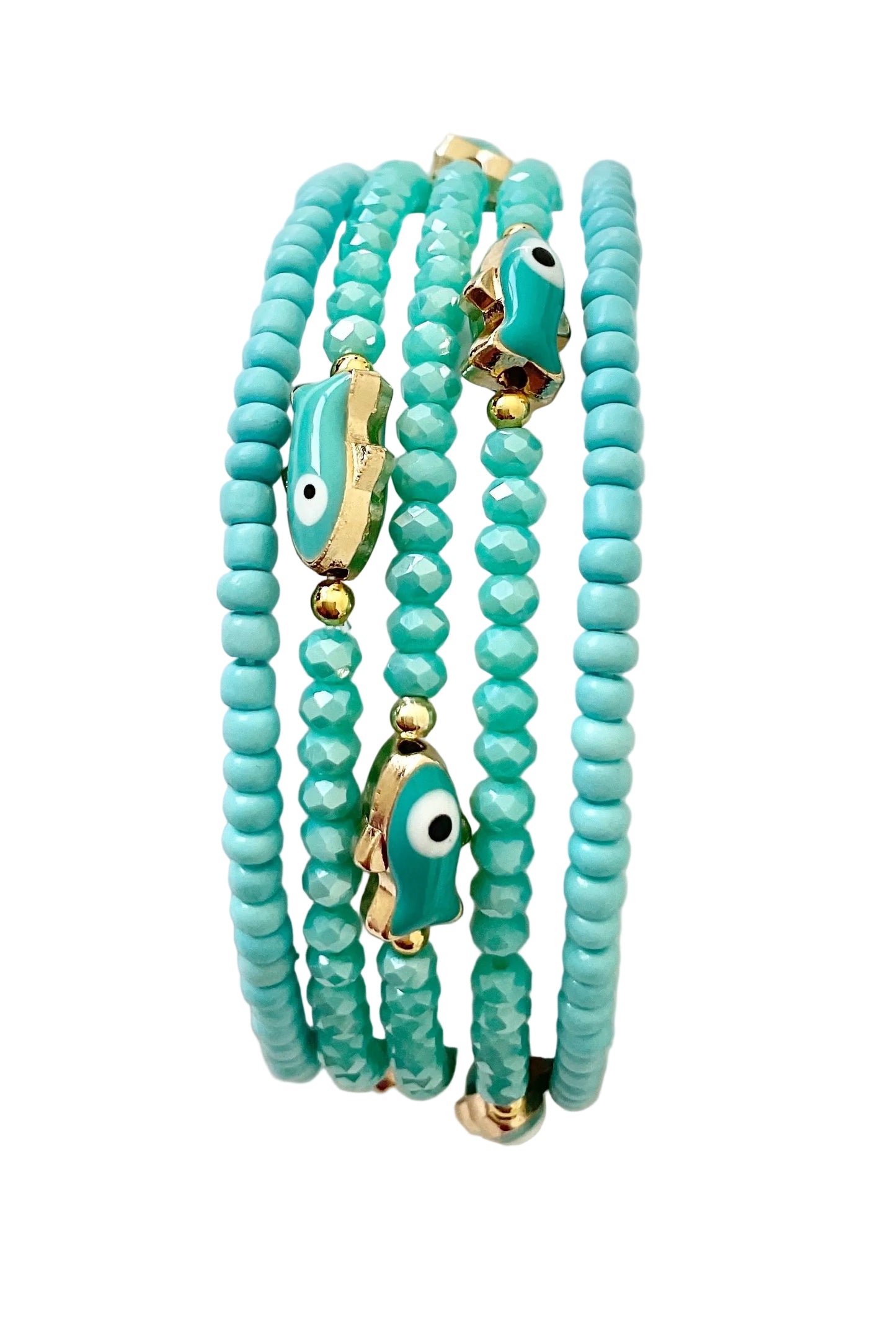 Beaded Bracelet Stack