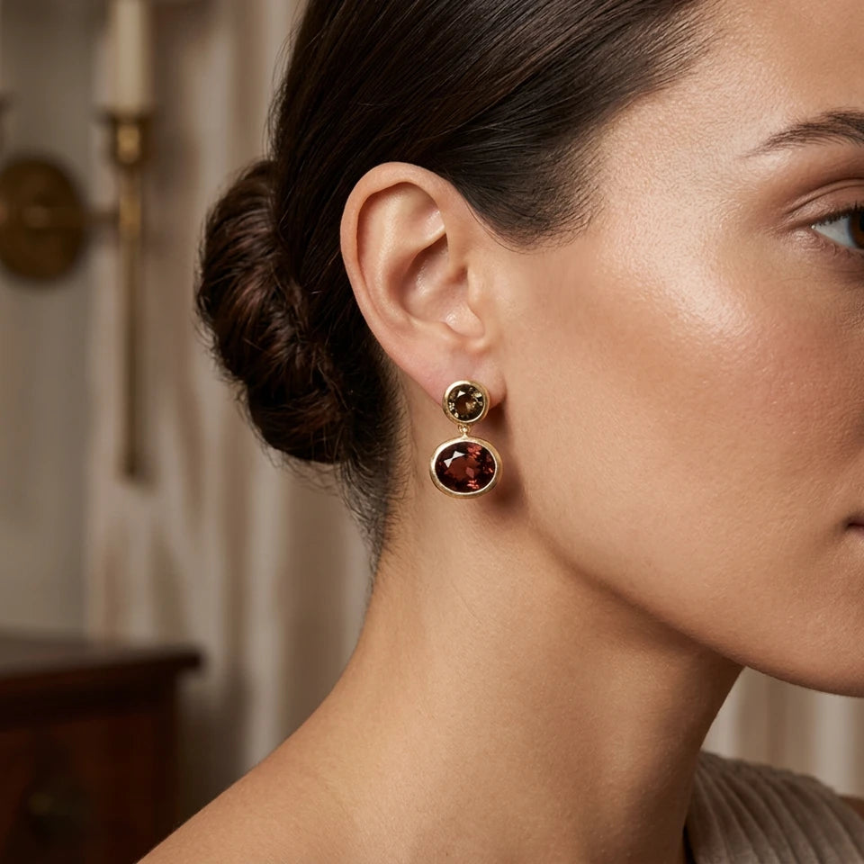 Crystal Drop Earring
