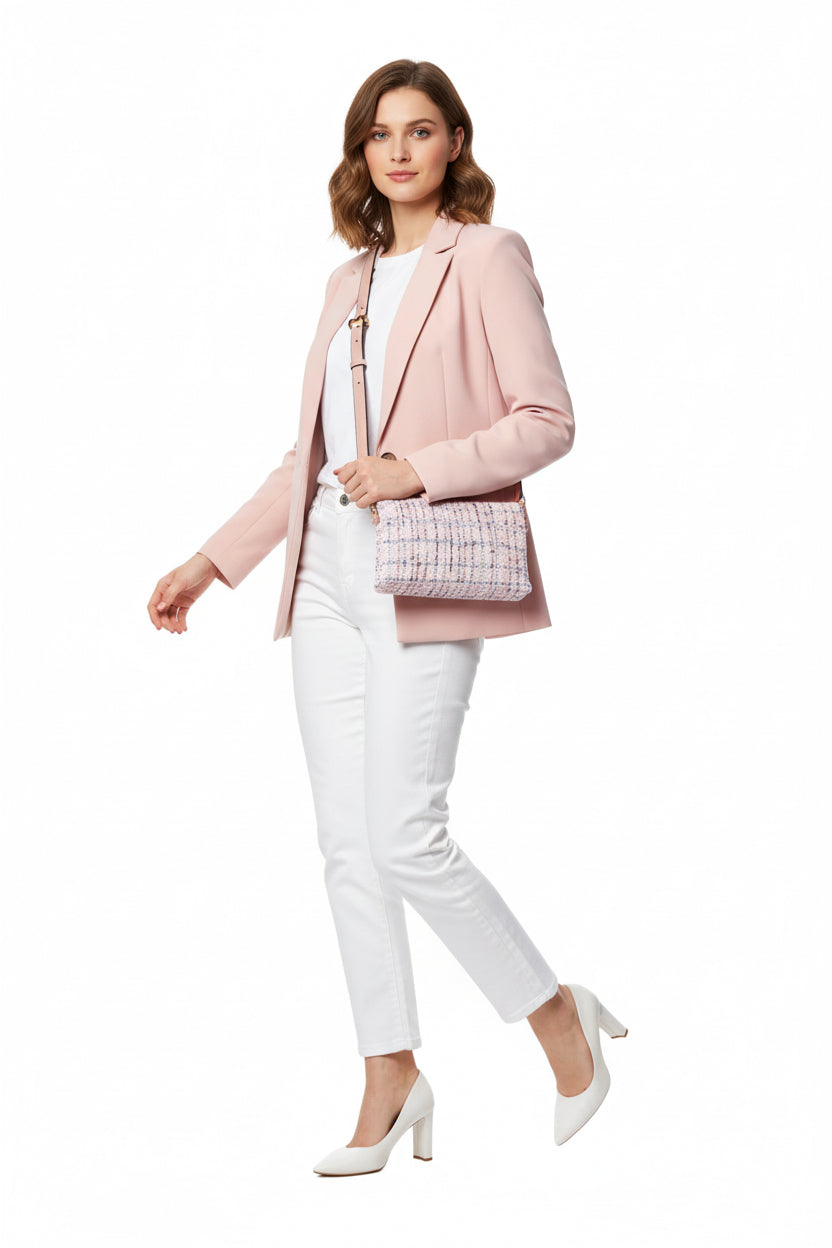 Isabella Tweed Crossbody/Clutch