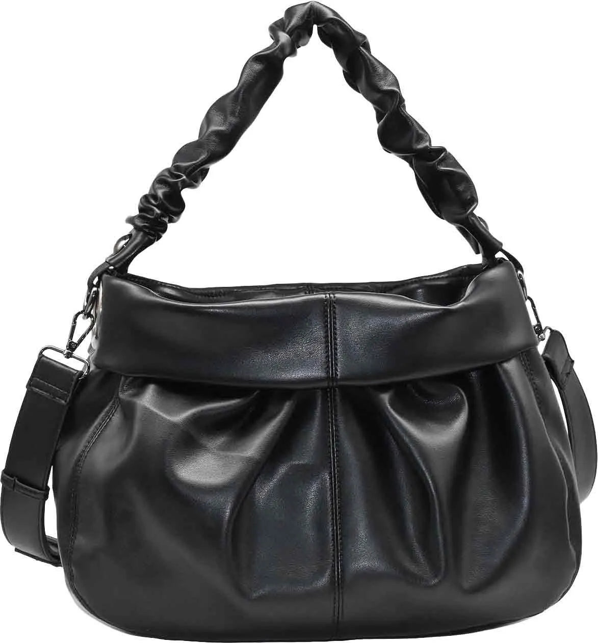 Sondra Roberts Soft Vegan Leather Hobo Bag