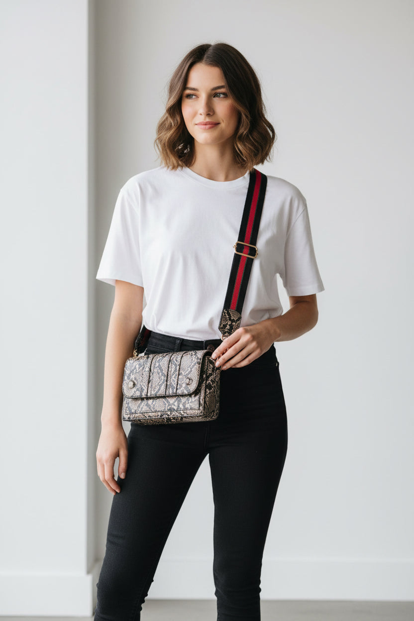 Sondra Roberts SR Squared Vegan Crossbody
