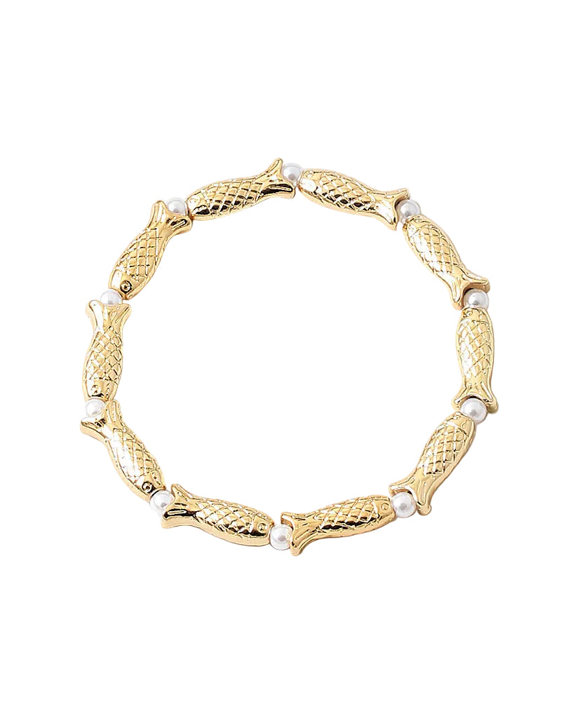Fish Themed Stretch Bracelet