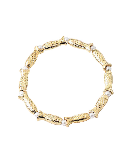 Fish Themed Stretch Bracelet