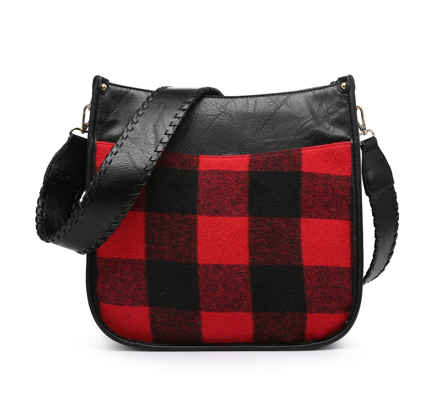 Cassie multi plaid crossbody bag Mixtbag