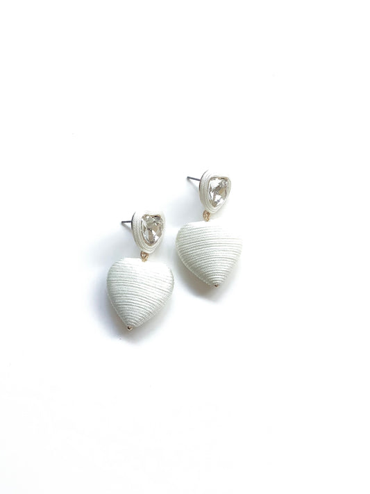 Heart Threaded earrings