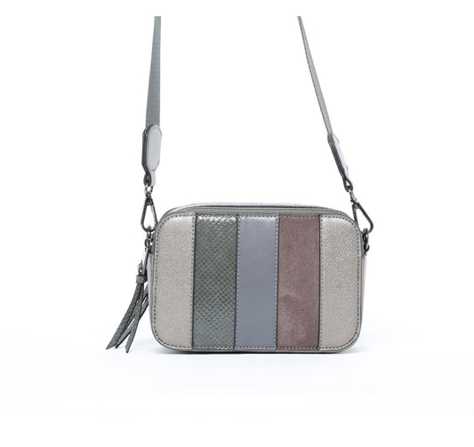 Mixed materials vegan mini crossbody by Chinese Laundry