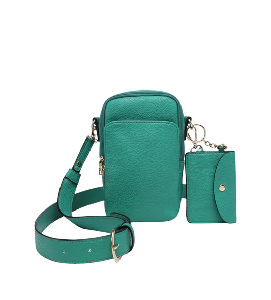 Cleo 3 Compartment Crossbody With Pouch